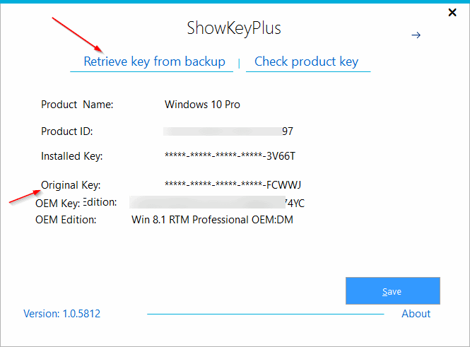 Product Key Finder Windows 8