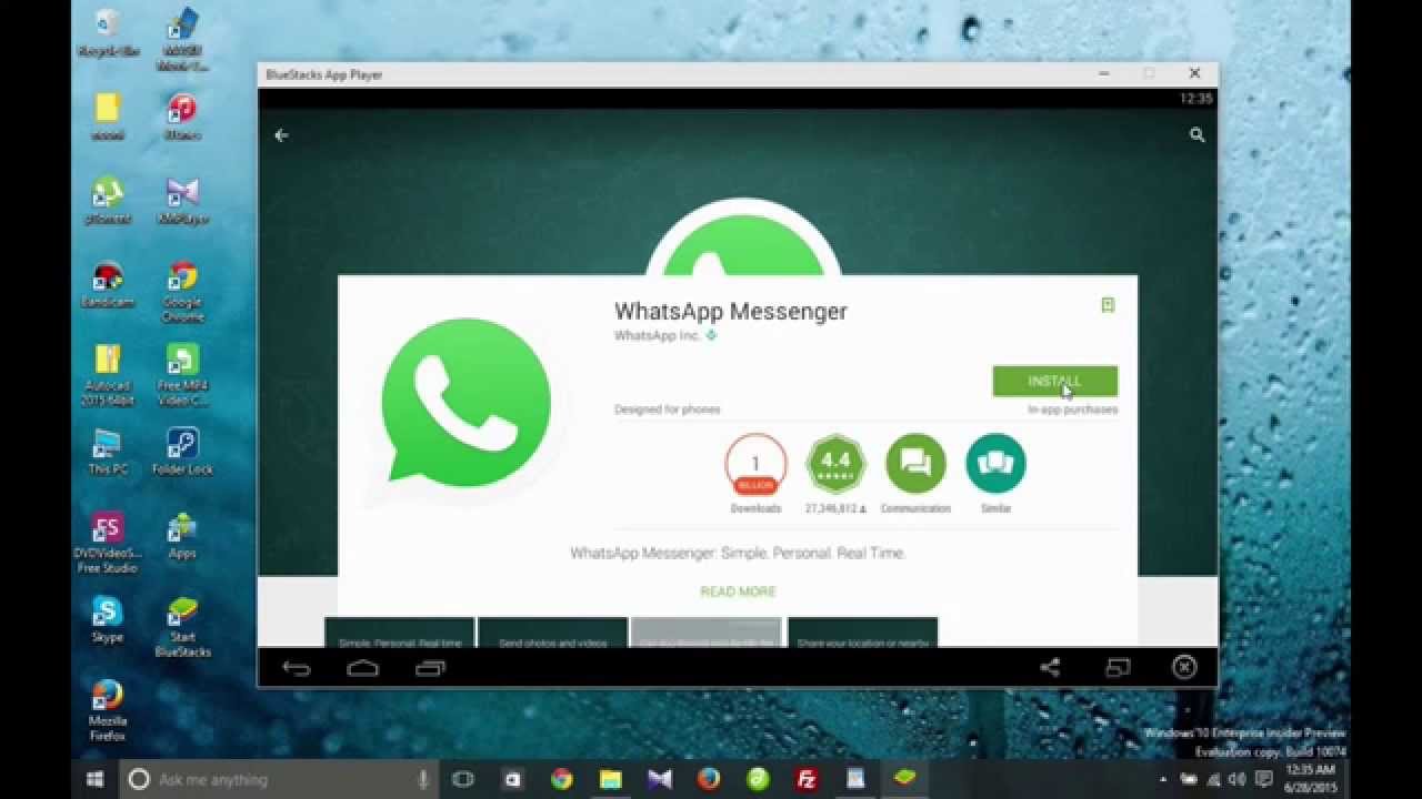 whatsapp install desktop